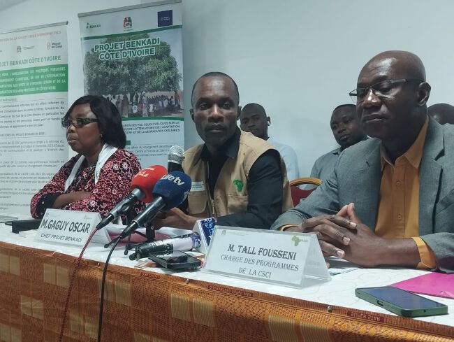 Benkadi Côte d’Ivoire plaide pour l’amélioration des politiques publiques sur le changement climatique