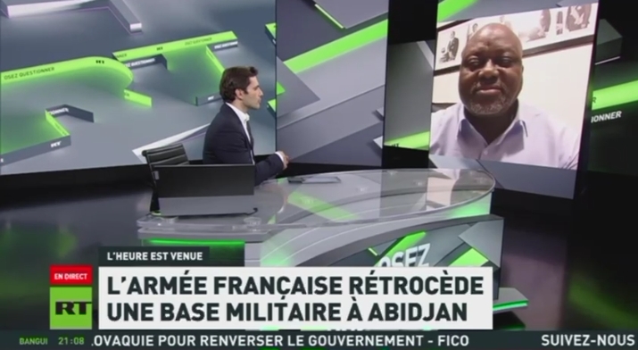 Sur la télévision Russe, Alafe Wakili expose les putschistes Russafricains de l’AES