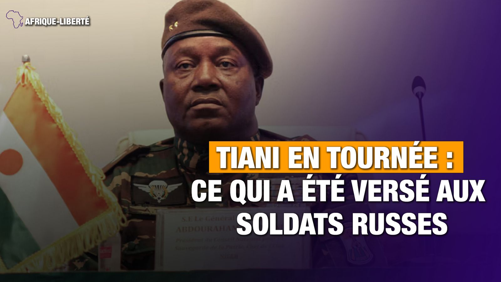 Tournée de Tiani: Ce que les Russes ont encaissé
