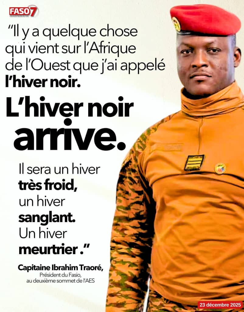 « L&rsquo;hiver noir » d&rsquo;Ibrahim Traoré : L&rsquo;enfer cruel qui risque d’emporter le Burkina et toute l&rsquo;AES, on vous explique tout