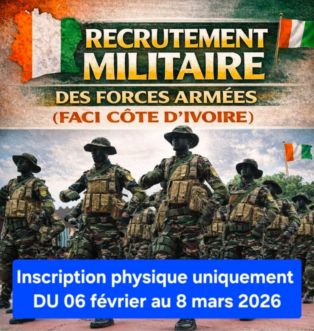 Recrutement militaire en Côte d&rsquo;Ivoire : Les grandes manœuvres sont lancées 